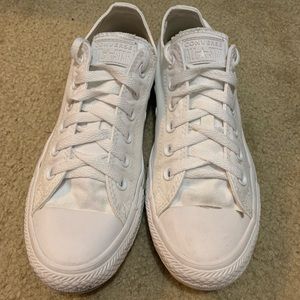 Converse white on white